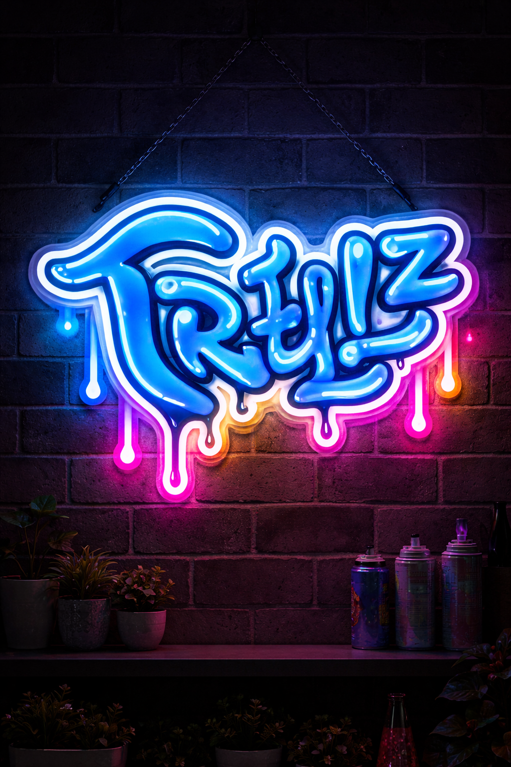 TRILLZ LED Neon Light Wall Sign