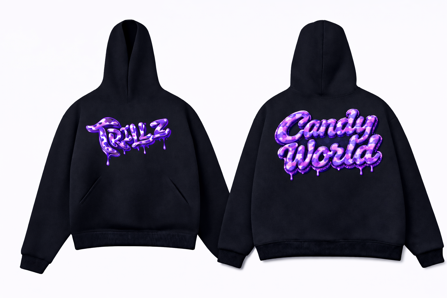 DIRTY GRAPE-CANDY WORLD L.A. California HOODIE